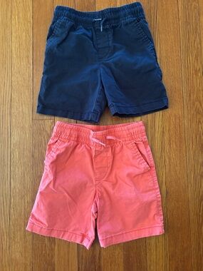 GAP Kids Navy and Pink Shorts
